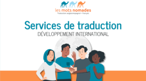 Visuel brochure Développement international